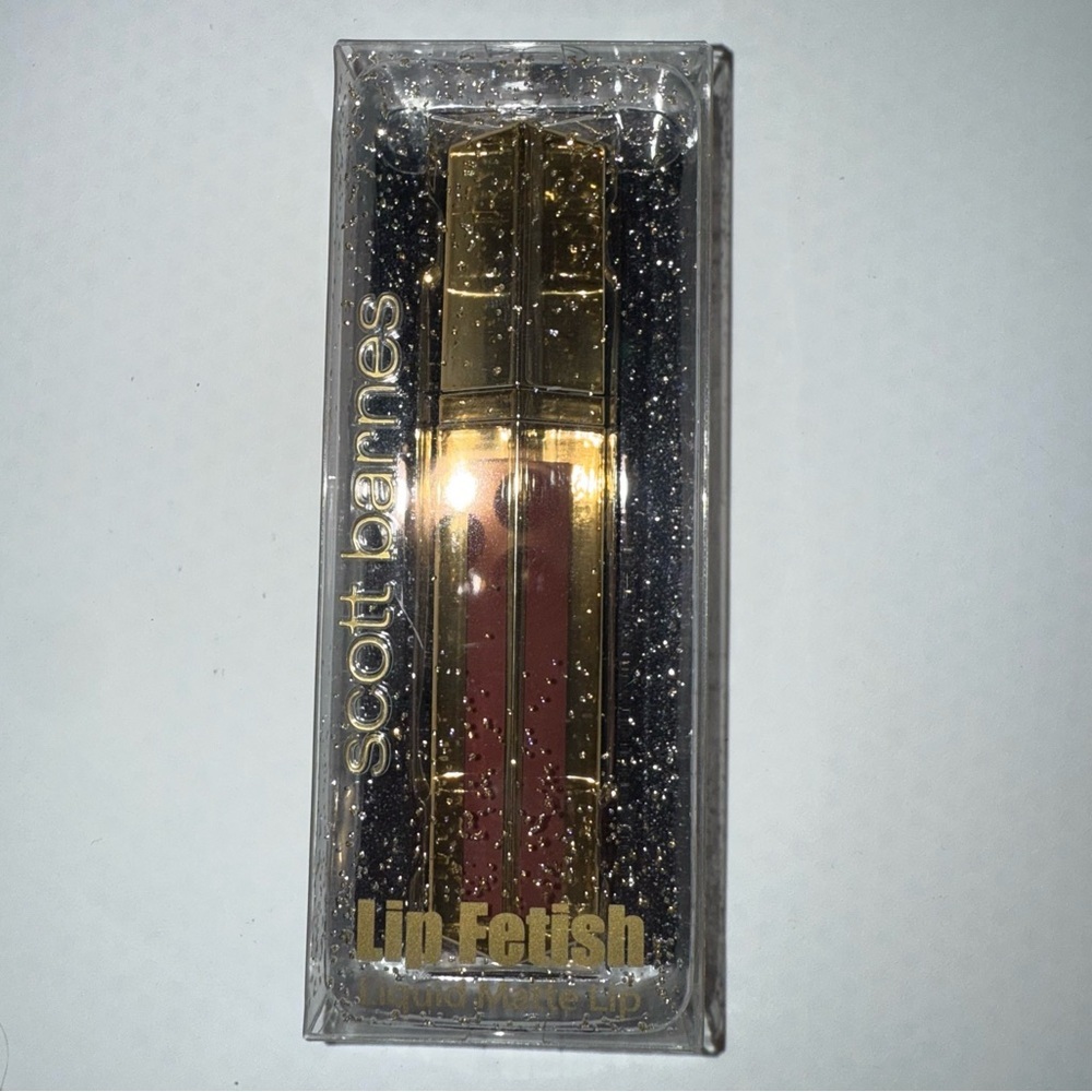 SCOTT BARNES Lip Fetish Matte Liquid Lipstick in What’s the T - Picture 3 of 5